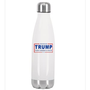 Donald Trump 2024 Take America Back USA United States Stainless Steel Insulated Water Bottle