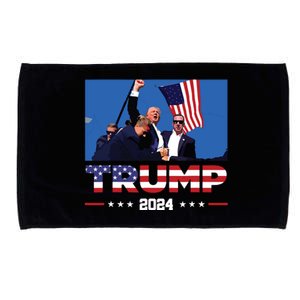 Donald Trump 2024 Survived Shot At Election Rally Microfiber Hand Towel