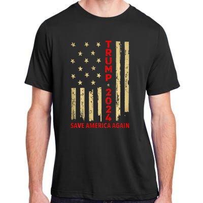 Donald Trump 2024 Save America Again Adult ChromaSoft Performance T-Shirt