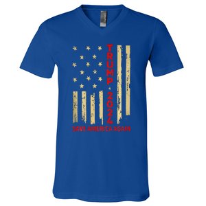 Donald Trump 2024 Save America Again V-Neck T-Shirt