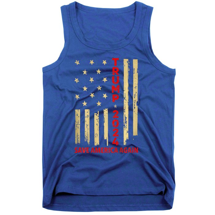 Donald Trump 2024 Save America Again Tank Top