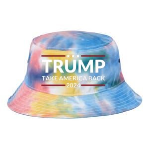 Donald Trump 2024 Take America Back USA United States Tie Dye Newport Bucket Hat