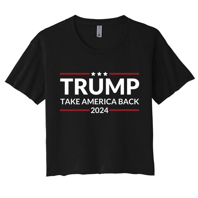 Donald Trump 2024 Take America Back USA United States Crop Top