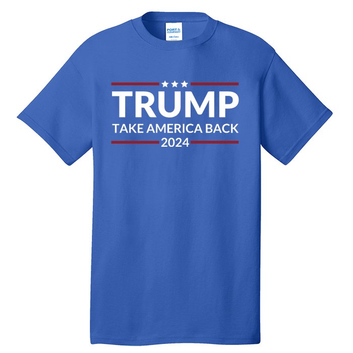 Donald Trump 2024 Take America Back USA United States Tall T-Shirt