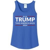 Donald Trump 2024 Take America Back USA United States Ladies Essential Tank