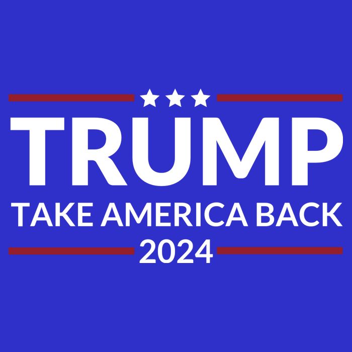 Donald Trump 2024 Take America Back USA United States 16 in Basic Backpack