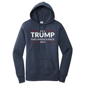 Donald Trump 2024 Take America Back USA United States Women's Pullover Hoodie