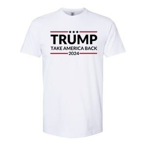 Donald Trump 2024 Take America Back USA United States Softstyle CVC T-Shirt