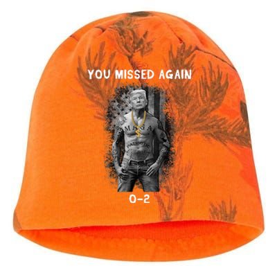 Donald Trump 2024 Missed Me Funny Conservative Kati - Camo Knit Beanie