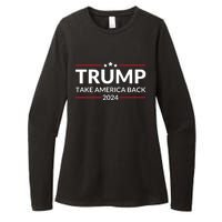 Donald Trump 2024 Take America Back USA United States Womens CVC Long Sleeve Shirt