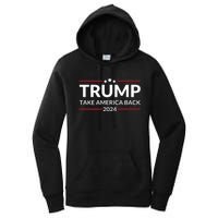 Donald Trump 2024 Take America Back USA United States Women's Pullover Hoodie