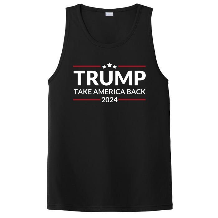 Donald Trump 2024 Take America Back USA United States PosiCharge Competitor Tank