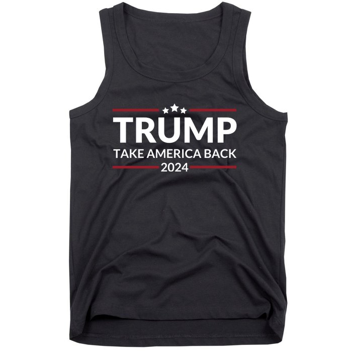 Donald Trump 2024 Take America Back USA United States Tank Top