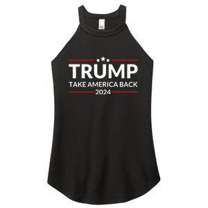 Donald Trump 2024 Take America Back USA United States Women's Perfect Tri Rocker Tank