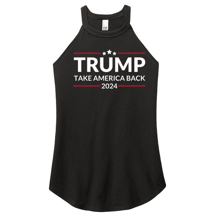 Donald Trump 2024 Take America Back USA United States Women’s Perfect Tri Rocker Tank