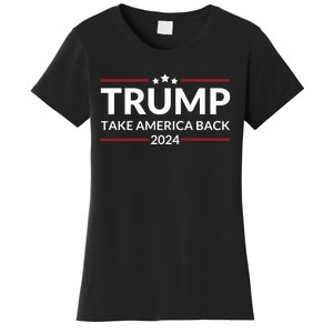 Donald Trump 2024 Take America Back USA United States Women's T-Shirt