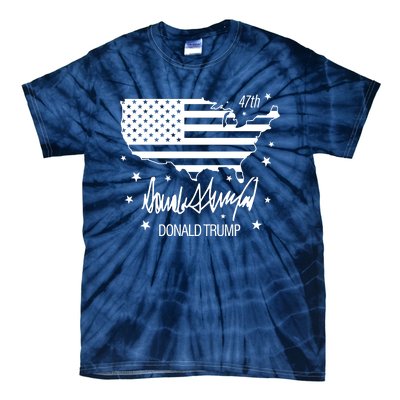 Donald Trump 47th President American Tie-Dye T-Shirt