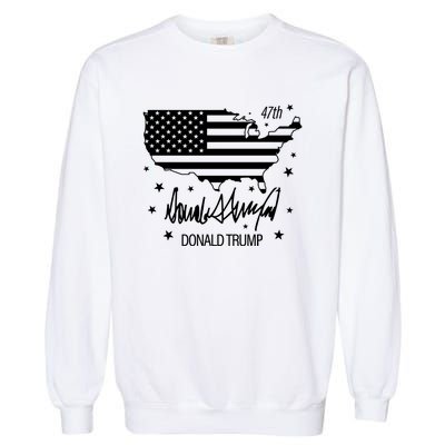 Donald Trump 47th President American Garment-Dyed Sweatshirt