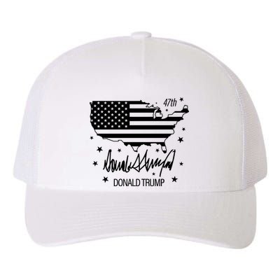 Donald Trump 47th President American Yupoong Adult 5-Panel Trucker Hat