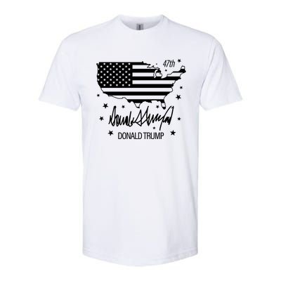 Donald Trump 47th President American Softstyle CVC T-Shirt