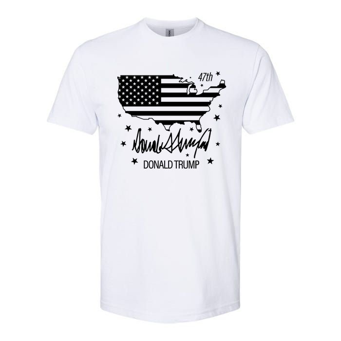 Donald Trump 47th President American Softstyle CVC T-Shirt