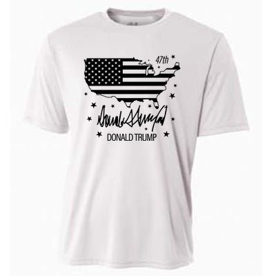 Donald Trump 47th President American Cooling Performance Crew T-Shirt