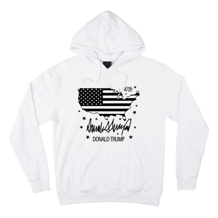 Donald Trump 47th President American Hoodie