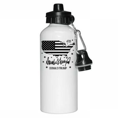 Donald Trump 47th President American Aluminum Water Bottle