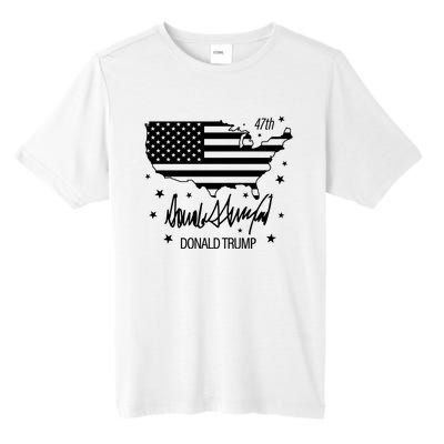 Donald Trump 47th President American Tall Fusion ChromaSoft Performance T-Shirt