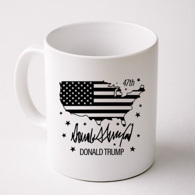 Donald Trump 47th President American Coffee Mug