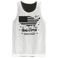 Donald Trump 47th President American Mesh Reversible Basketball Jersey Tank