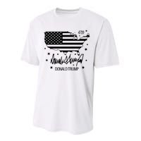 Donald Trump 47th President American Performance Sprint T-Shirt