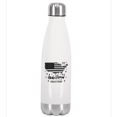 Donald Trump 47th President American Stainless Steel Insulated Water Bottle