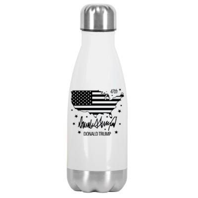 Donald Trump 47th President American Stainless Steel Insulated Water Bottle