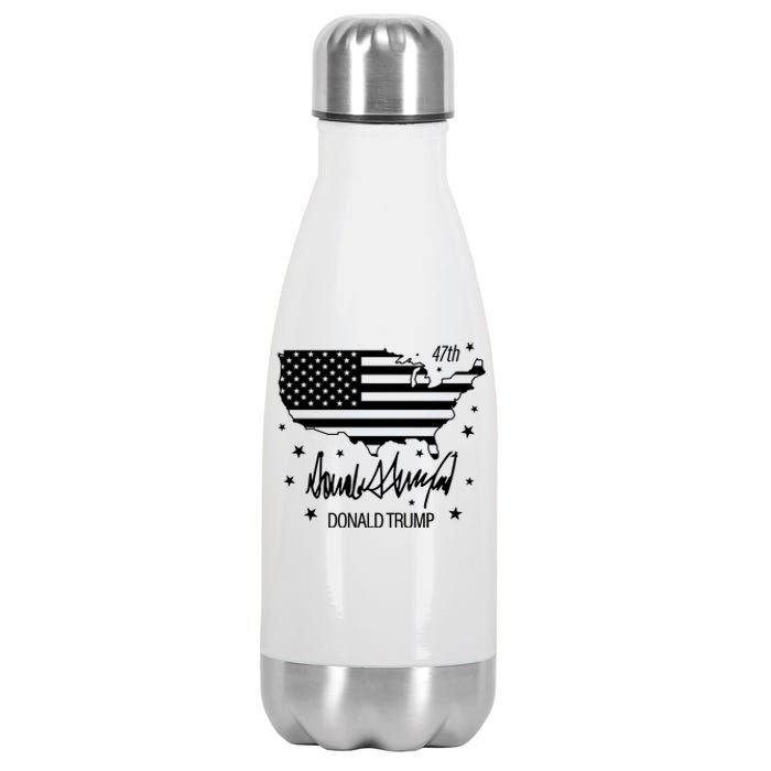 Donald Trump 47th President American Stainless Steel Insulated Water Bottle