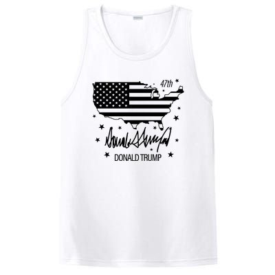 Donald Trump 47th President American PosiCharge Competitor Tank