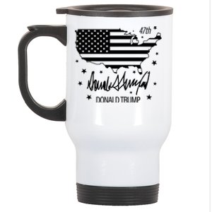 Donald Trump 47th President American Stainless Steel Travel Mug