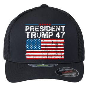 Donald Trump 47 Usa President 2024 Trump 47 President Flexfit Unipanel Trucker Cap