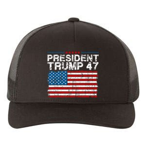 Donald Trump 47 Usa President 2024 Trump 47 President Yupoong Adult 5-Panel Trucker Hat