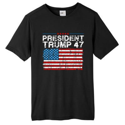 Donald Trump 47 Usa President 2024 Trump 47 President Tall Fusion ChromaSoft Performance T-Shirt