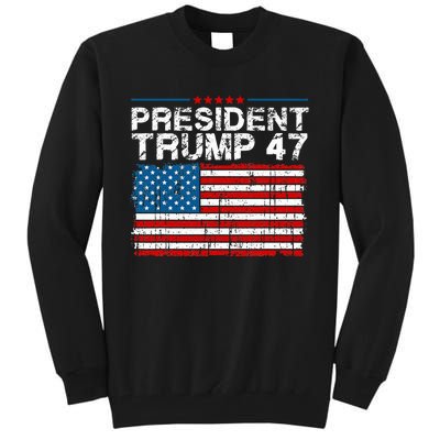 Donald Trump 47 Usa President 2024 Trump 47 President Tall Sweatshirt