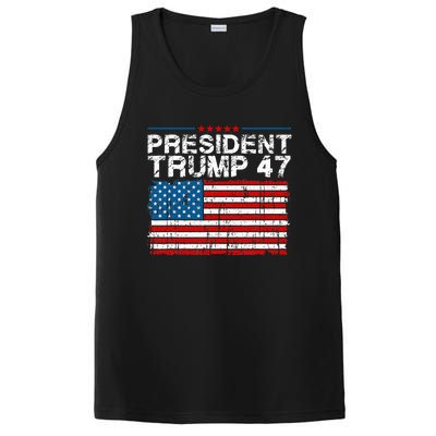 Donald Trump 47 Usa President 2024 Trump 47 President PosiCharge Competitor Tank