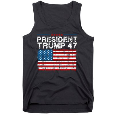 Donald Trump 47 Usa President 2024 Trump 47 President Tank Top