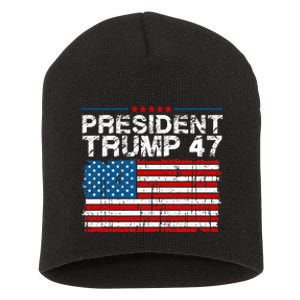 Donald Trump 47 Usa President 2024 Trump 47 President Short Acrylic Beanie