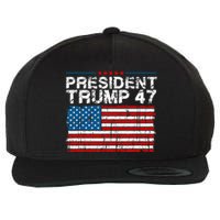 Donald Trump 47 Usa President 2024 Trump 47 President Wool Snapback Cap