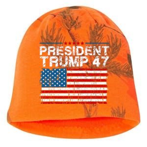 Donald Trump 47 Usa President 2024 Trump 47 President Kati - Camo Knit Beanie