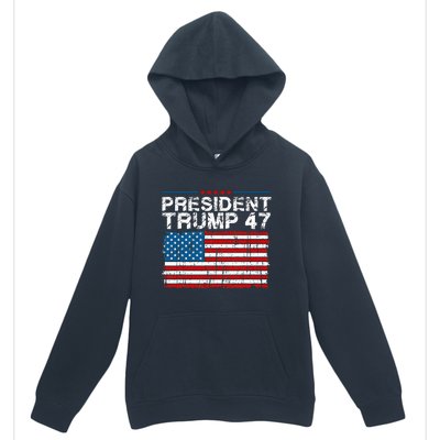 Donald Trump 47 Usa President 2024 Trump 47 President Urban Pullover Hoodie