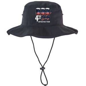 Drinking Team 4th Of July Beer Mug American Flag Patriotic Legacy Cool Fit Booney Bucket Hat