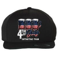 Drinking Team 4th Of July Beer Mug American Flag Patriotic Wool Snapback Cap