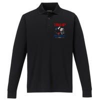 Donald Trump 47th President 2024 Trump Inauguration Day Performance Long Sleeve Polo